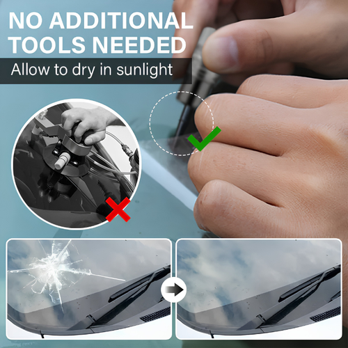 Everhoma GlassFix — Windshield Chip & Crack Repair Kit