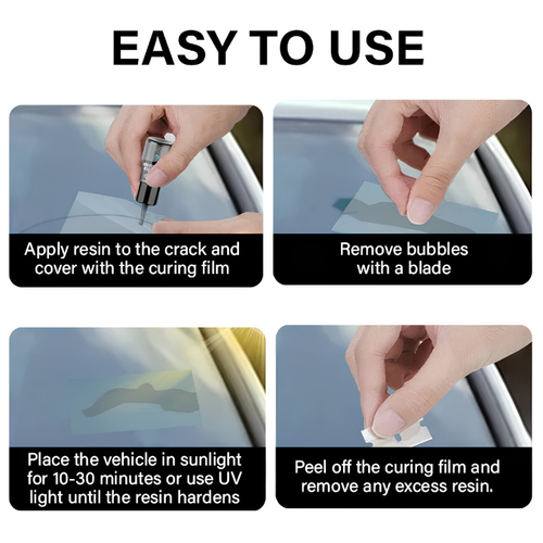 Everhoma GlassFix — Windshield Chip & Crack Repair Kit